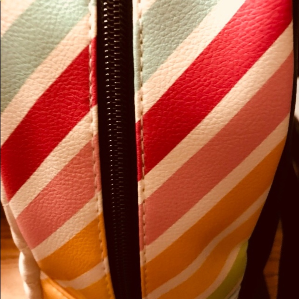 🌺Betsey Johnson Rainbow Panda Backpack&Coin purse - Picture 5 of 7